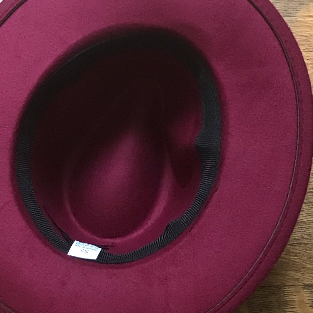 Burgundy fedora - Picture 3 of 4